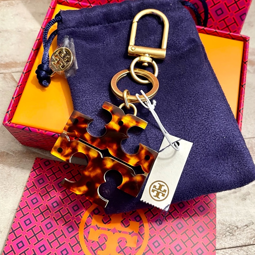 NWT Tory Burch Bag/Key Charm